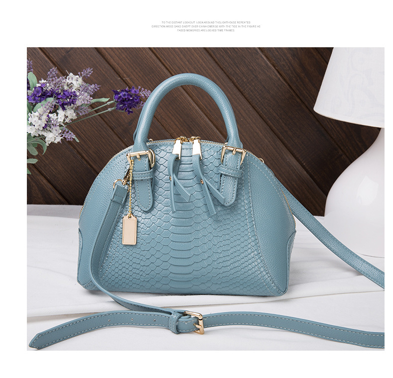 The New Shell Bag Handbag Trend Shoulder Diagonal Bag Handbag Blue on